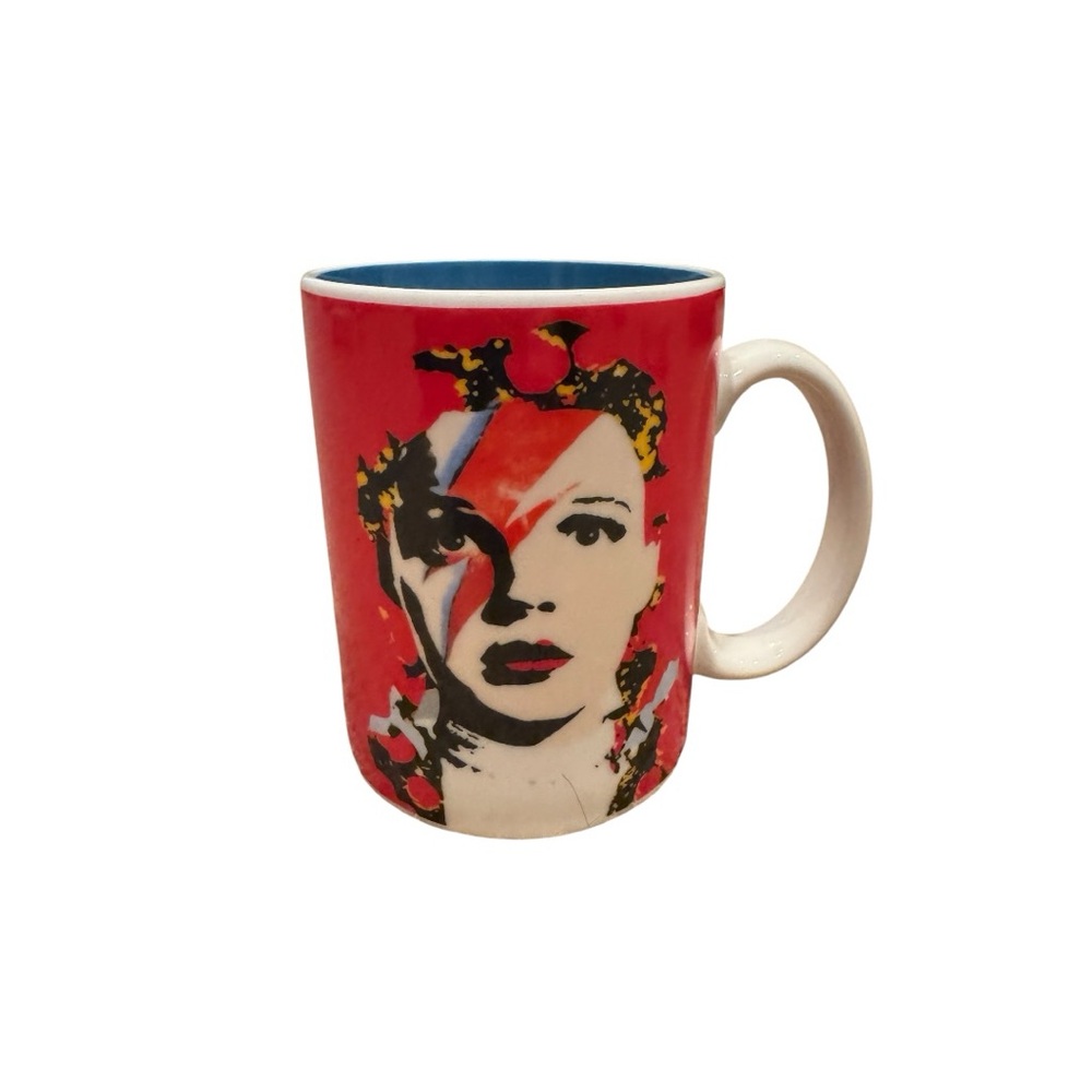 David Bowie Pop Art Ziggy Stardust Art Wow Ceramic Coffee Mug